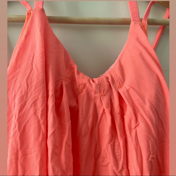 Lululemon | Flow and Go Tank | Pop Orange | size 6 - Picture 7 of 9